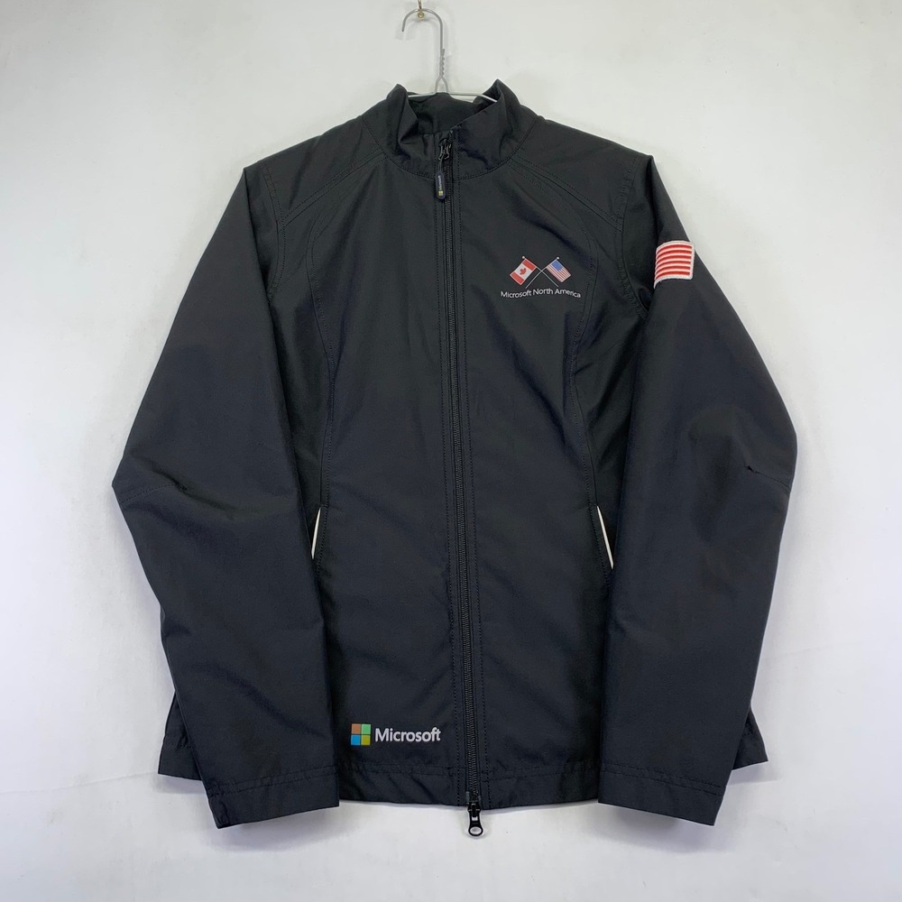 Microsoft North America Cutter & Buck WeatherTec Jacket Womens Small Packable
